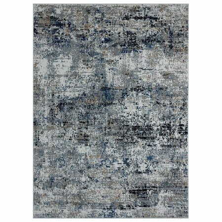 UNITED WEAVERS OF AMERICA Eternity Barcelona Blue Accent Rectangle Rug, 1 ft. 11 in. x 3 ft. 4535 10160 24